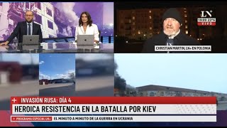 Heroica resistencia en la batalla por Kiev, por Cristian Martin.