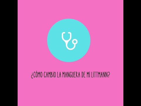 Video: ¿Se puede cambiar el tubo del estetoscopio littmann?