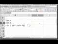 Pythagorean Theorem in Excel Quiz