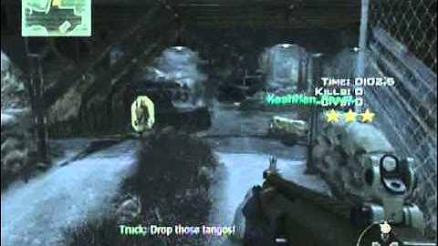 CoD: MW3- spec ops mission "stay sharp" trolling