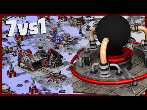 Red Alert 2 | The Soviets Motherland | (7 vs 1 Superweapons)