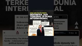 Jokowi Coreng Nama Indonesia Media Asing Sorot Politik Dinasti Jokowi 