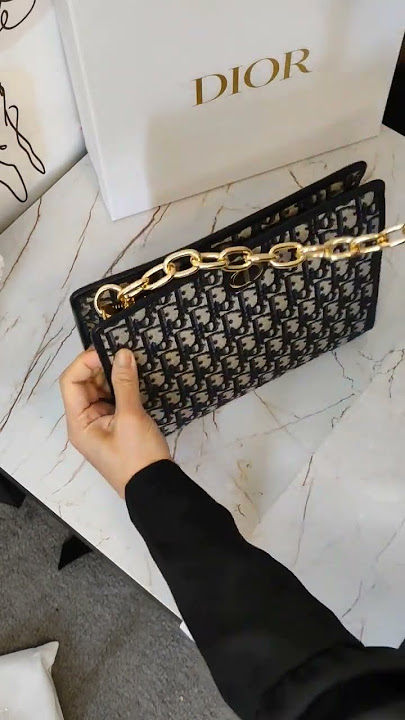 dior clutch oblique