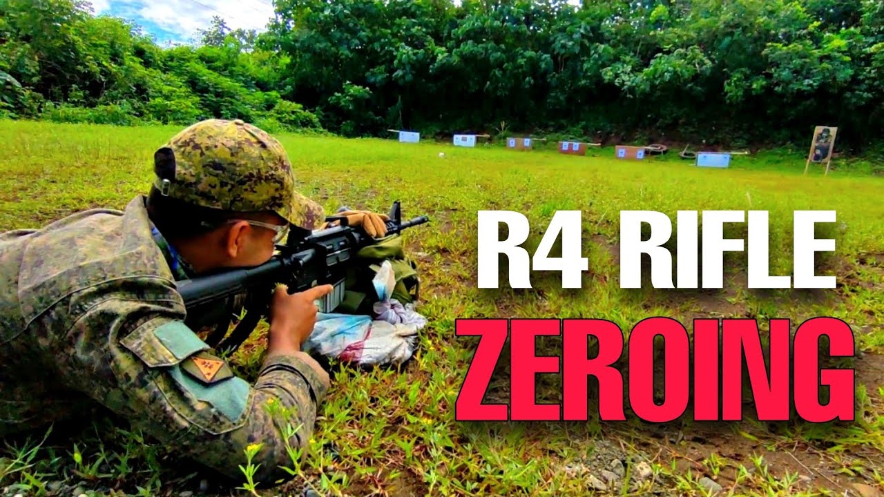 R4 RIFLE ZEROING (BUHAY SUNDALO) - YouTube
