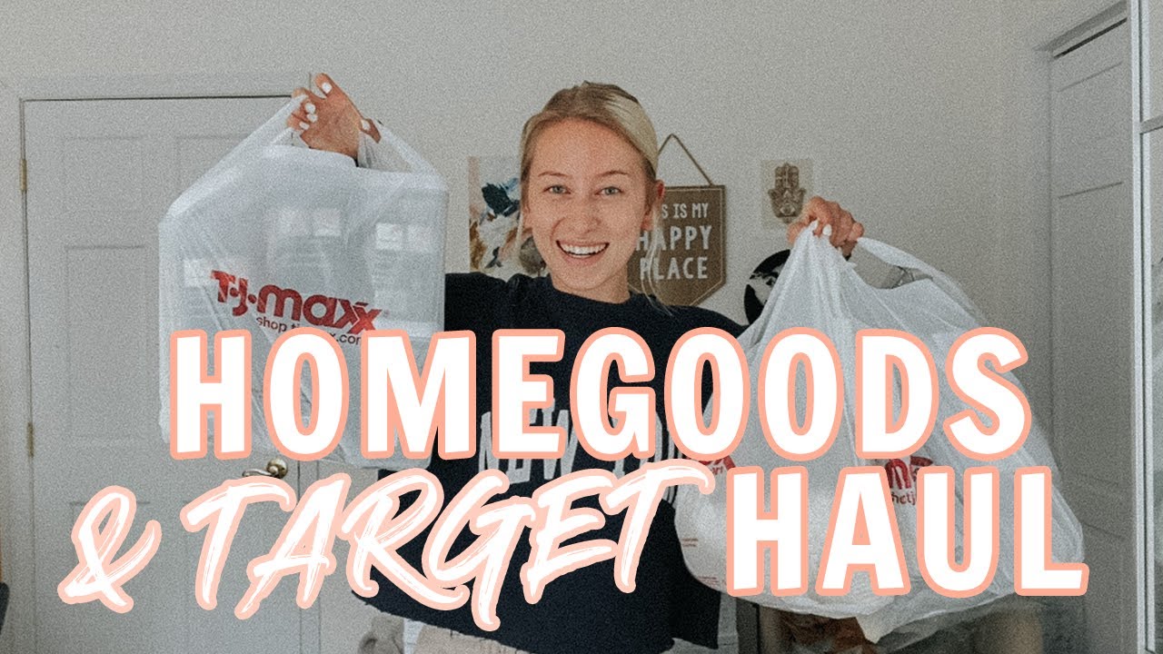 VLOG HomeGoods & Target haul, farmers market, how I plan out my