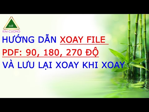 MRKC_Hướng dẫn xoay file PDF và lưu lại bằng phần mềm PDF Shaper