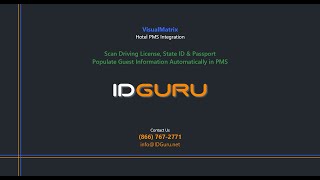 IDGuru ~ VisualMatrix Hotel PMS Interface screenshot 1