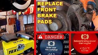 Mercedes W211 How to replace front brake pads correctly and do not spoil SBC