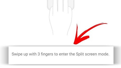 How to enable split screen on realme 8i | split screen setting