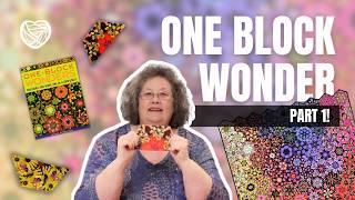 Can She Make a Quilt With ONE Piece of Fabric?? 🫣 One Block Wonder Part 1