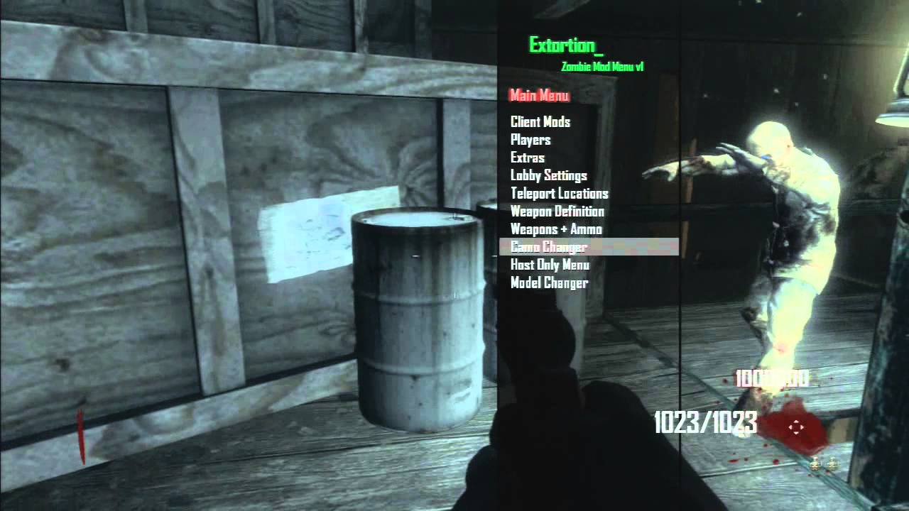 [BO2 1.18]ModMenu Zombie Extortion [SPRX/ALL CLIENT]