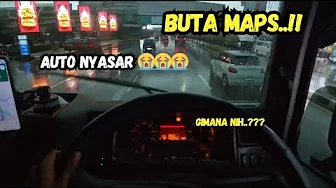 BEGINI JADINYA KALAU SUPIR BUTA MAP 😅😅😅
