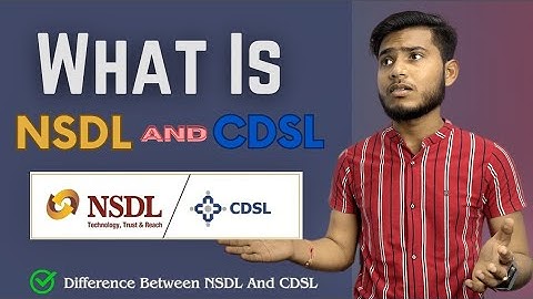What Is NSDL And CDSL | NSDL And CDSL Kya Hai | Finance Education | Stock Market | Money