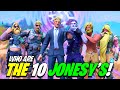 Who are THE 10 JONESY'S & What They Did in the Fortnite Storyline History!