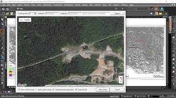 TCMAP Overlay a CAD Drawing Over Satelite Imagery