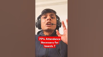 75% Attendance Necessary For Boards 2025 ? #class10boards2025 #class10th #class12th #boards2025