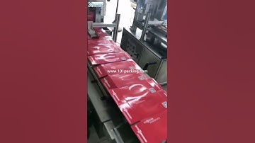 Semi automatic food carton box hot melt glue folding sealing machine with long conveyor carton feedi