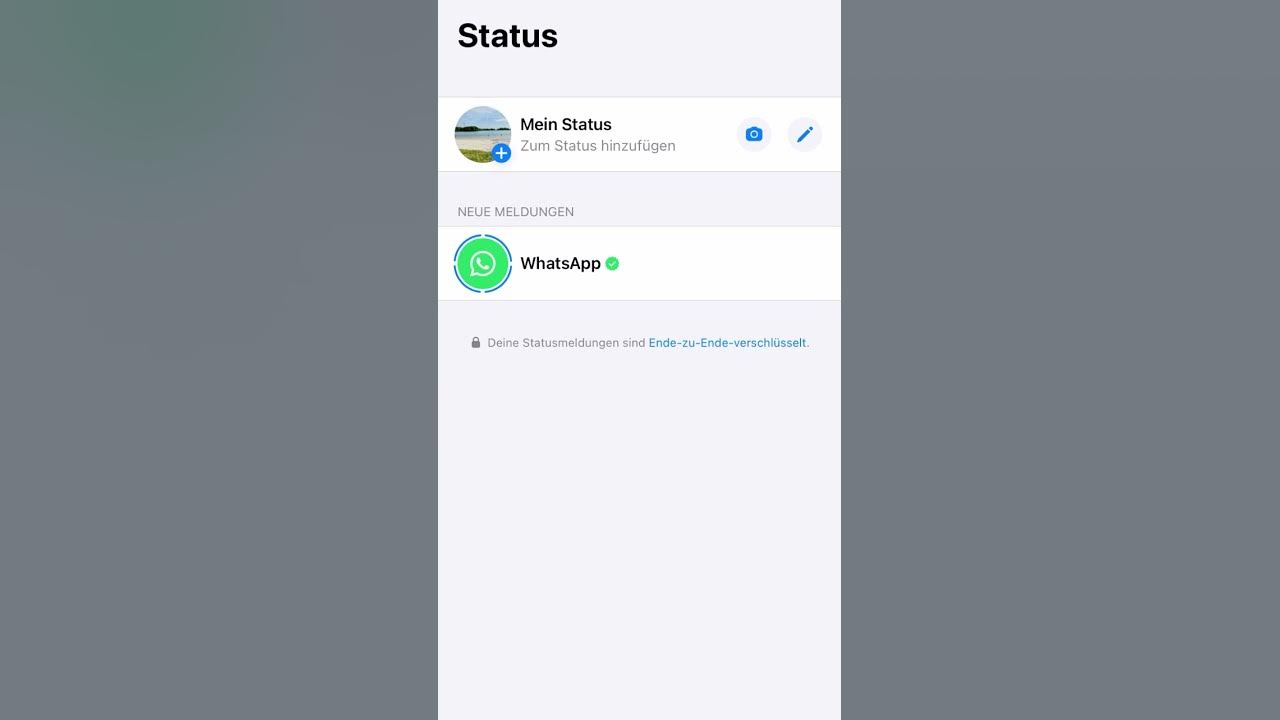 WhatsApp Status Meldungen stumm schalten (verstecken) shorts YouTube