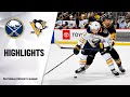 Sabres @ Penguins 10/03/19 Highlights