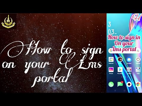 How to sign in on your LMS portal | AIOU | Allama Iqbal Open University | Ideas 999+