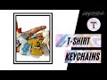 Watch Me Resin #1/ T-shirt Keychains