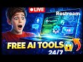 👉 “🔴 LIVE: Best Free AI Tools &amp; Tech Tips 24/7 (Learn &amp; Chill)”