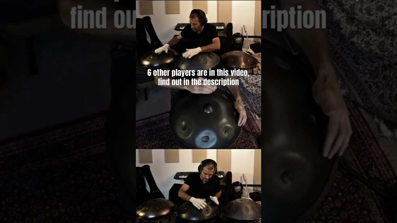 9 musicians for a handpan orchestra #live #music #handpan #orchestra #performance