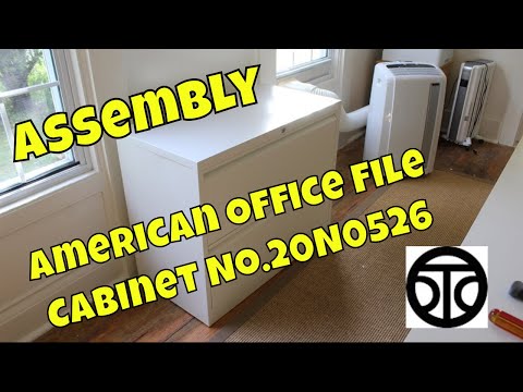 American Office File Cabinet No. 20N0526 Assembly