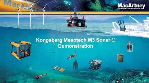 Kongsberg Mesotech M3 Sonar® Demonstration