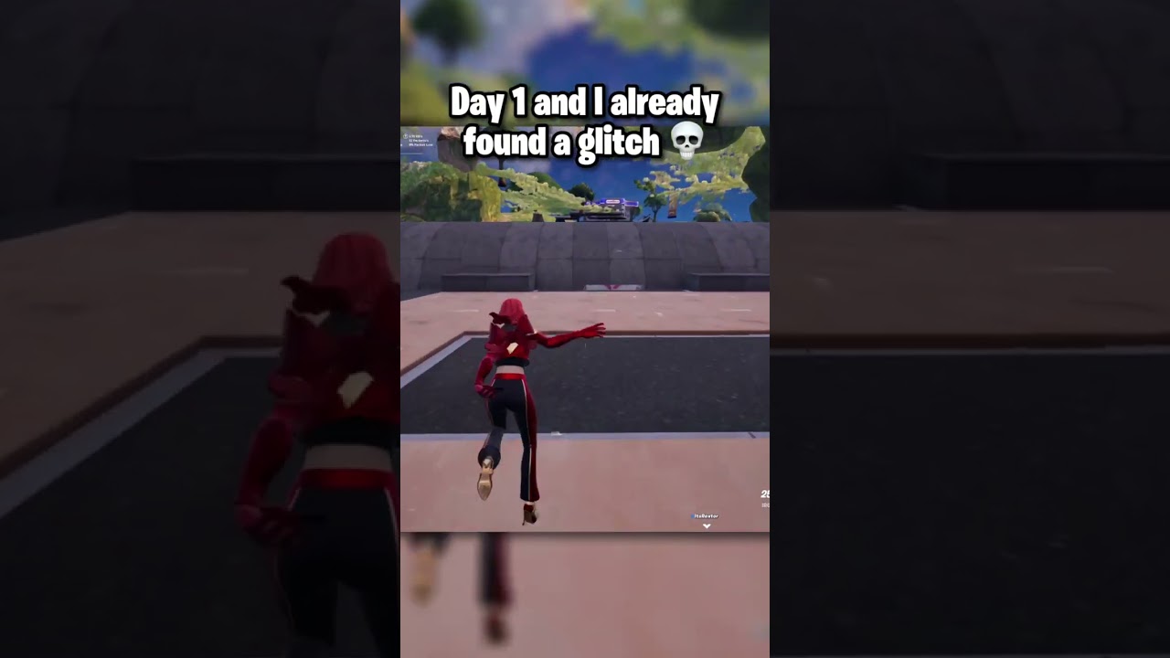 Under the map glitch goes crazy 💀 #fortnite #gaming #shorts