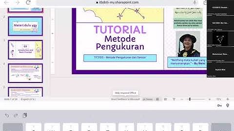 [Tutorial] TF3105 Metoda Pengukuran dan Sensor - Asistensi Pra-UTS 2022
