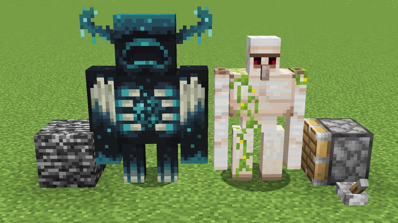 warden + iron golem = ??? YouTube