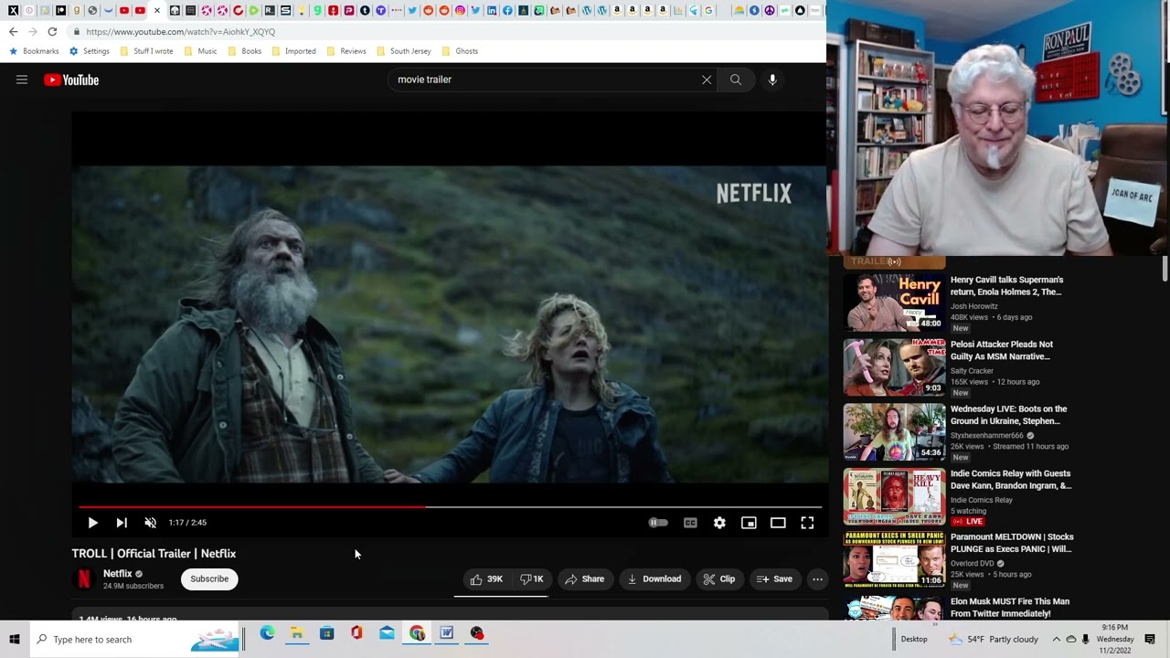 A Screenwriter's Rant: Troll Trailer Reaction (Norwegian Monster Movie)