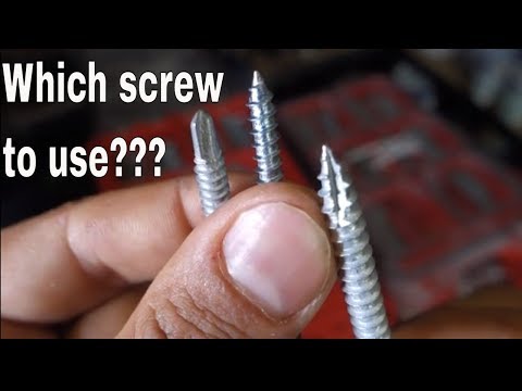 Which screw to use... wood and metal screws