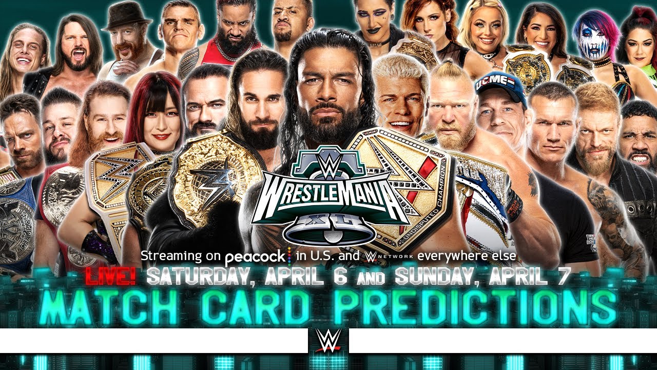 WWE WrestleMania 40 - Early Card [v3] 