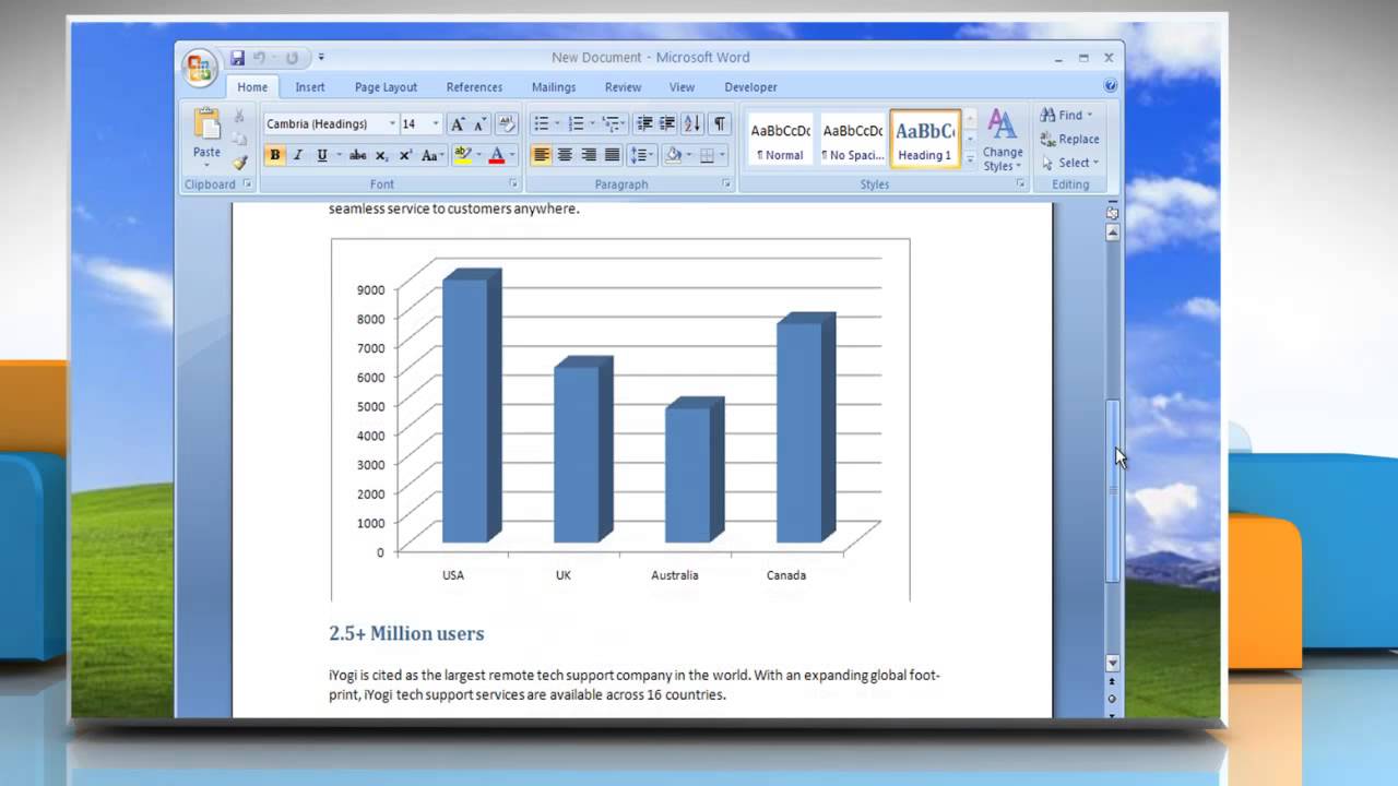 Chart Border Excel