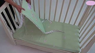 Постельный комплект в кроватку Перина Лапушки салатовые(, 2015-12-24T11:59:52.000Z)