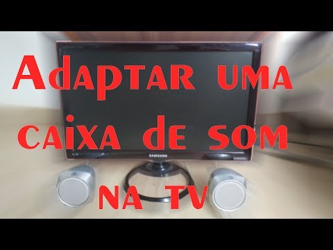 Vídeo: Como Conectar Alto-falantes A Uma TV