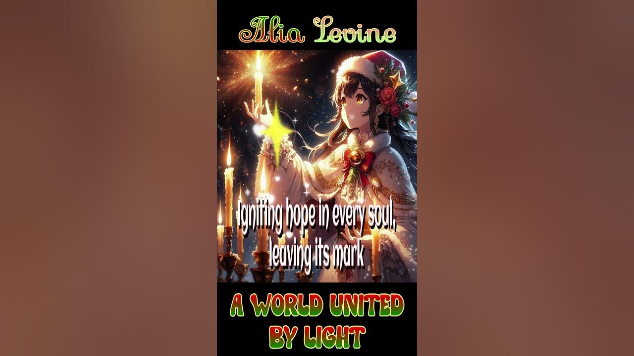 Christmassy presents A World United by Light #alialevine #alialevinemusic #music #song #original