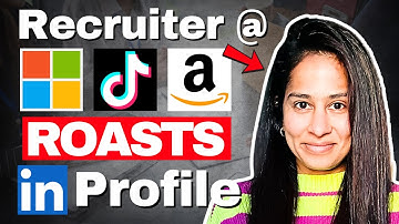 Ex-Microsoft Recruiter Live-ROASTS LinkedIn Profile | FIX THESE LinkedIn Blunders NOW!!!