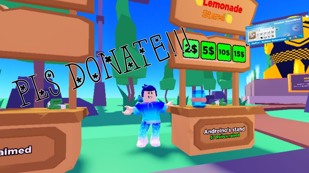 RECRIEI O PLS DONATE DO ROBLOX! 