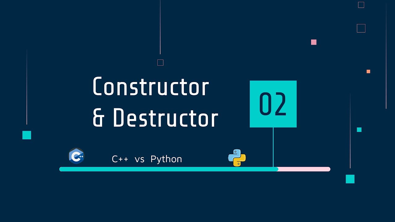 Constructor & Destructor in C++ and Python - YouTube