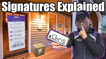 Are FedEx Delivery Drivers Signing For Your Packages?