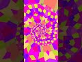 Vibrant Neon Psychedelic Funky Spiral Animation (epilepsy warning) #shorts