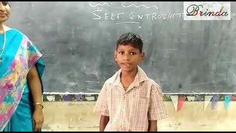 class 6 classroom activity self introduction Refresher course module @brinda1764