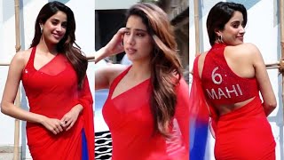 Janhvi Kapoor and Rajkummar Rao Spotted Promoting Their Film Mr and Mrs Mahi at Lower Parel