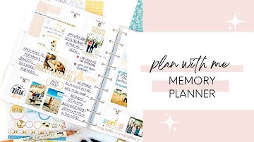 Plan With Me | Memory Planner | Cocoa Daisy Kit | Classic Happy Planner Erin Condren | Stop The Blur