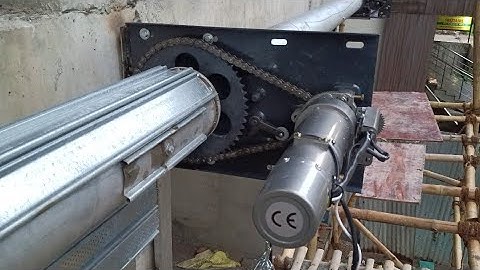 Rolling motor shutter installation in Bistupur