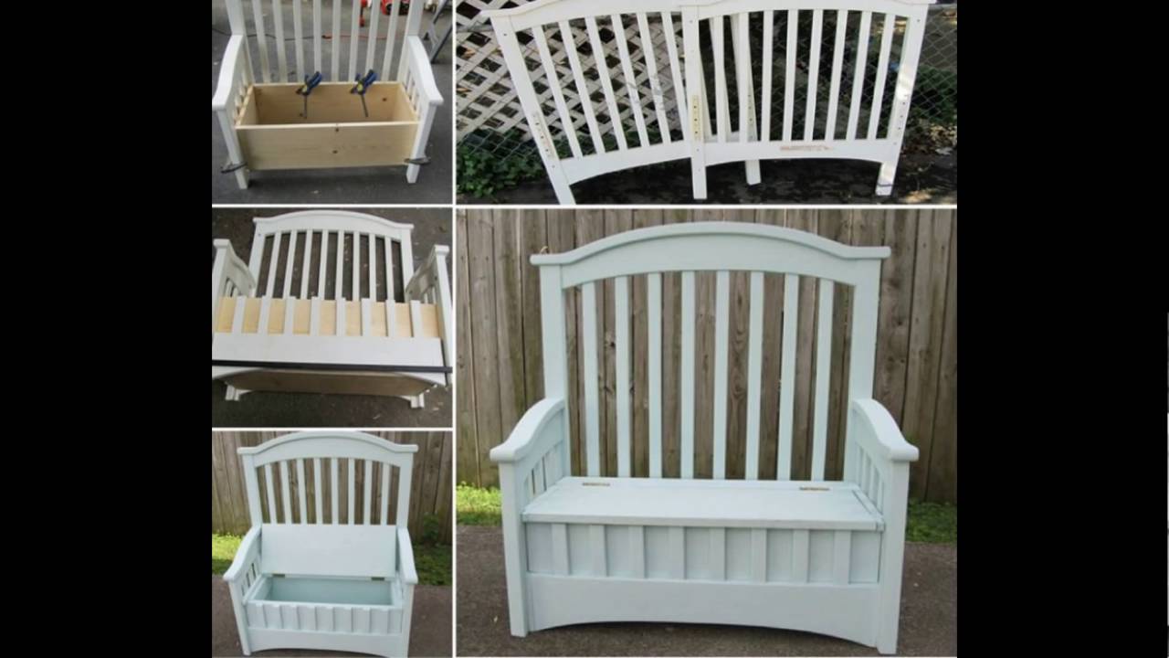 upcycled dresser bench - YouTube