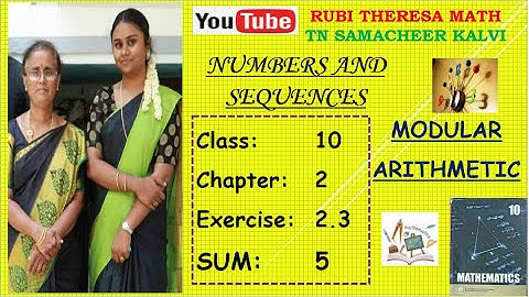 10th Maths _ Samacheer Kalvi _ Numbers&Sequences _ Exercise 2.3 _ Sum 5